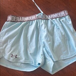 Under Armour Women's Sky Blue Athletic Shorts